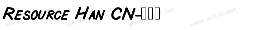 Resource Han CN字体转换